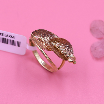 Brilliant Cocktail Look Rose Gold Ring