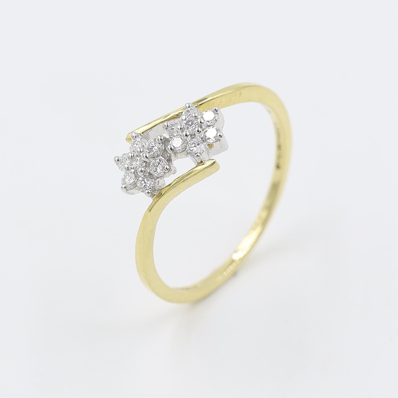18kt yellow gold estate emerald and diamond ring | Freedman Jewelers -  Freedman Jewelers