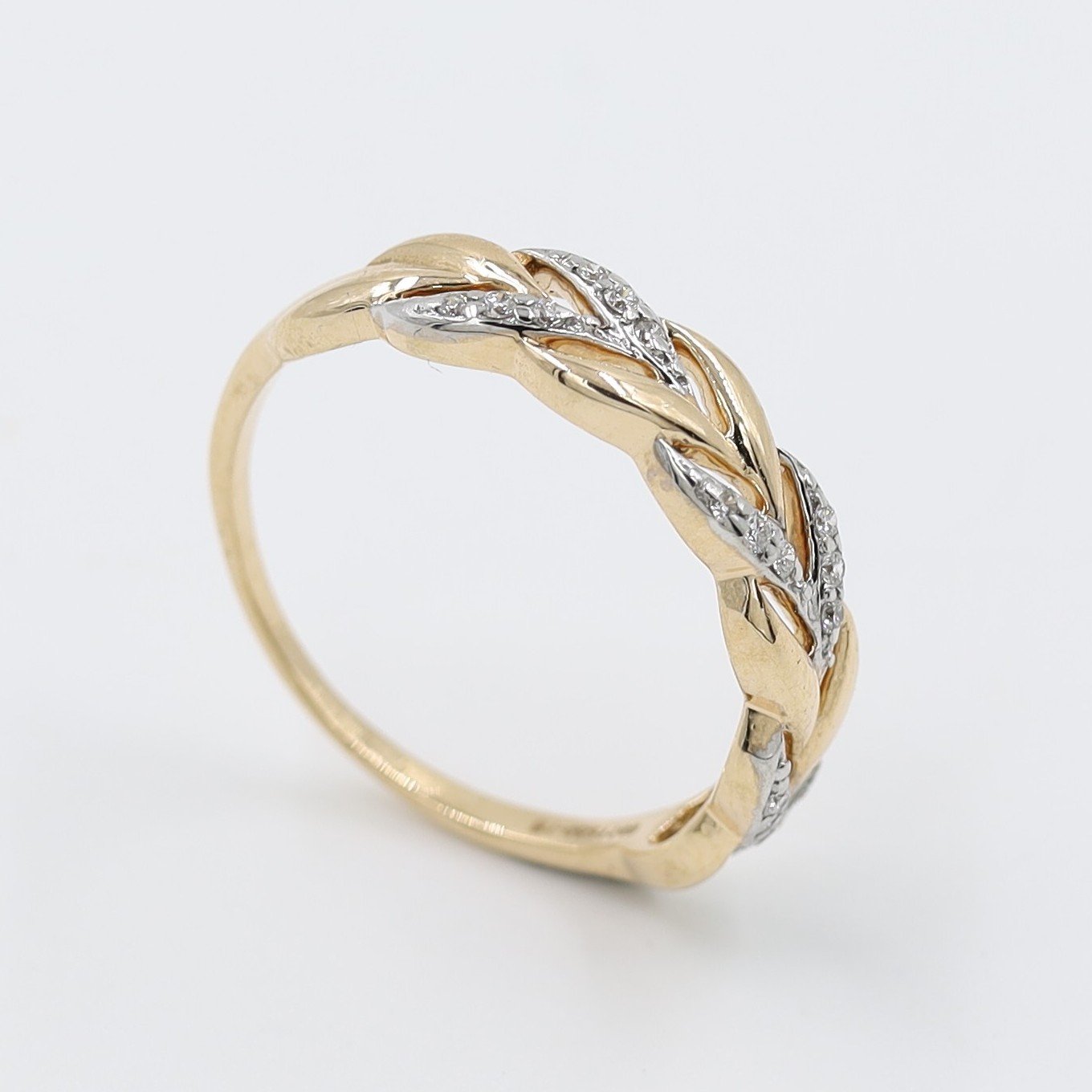 14kt Rose Gold Fancy Diamond Ring