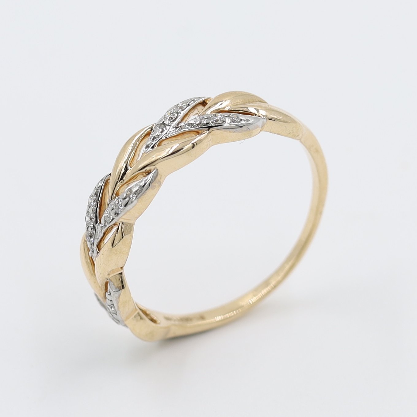 14kt Rose Gold Fancy Diamond Ring
